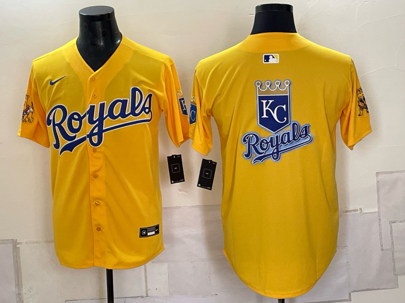 Men 2026 Kansas City Royals yellow black Nike MLB jersey 0909002